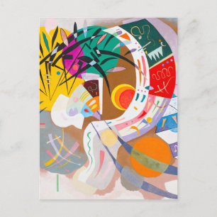 Kandinsky Dominant Curve Postcard