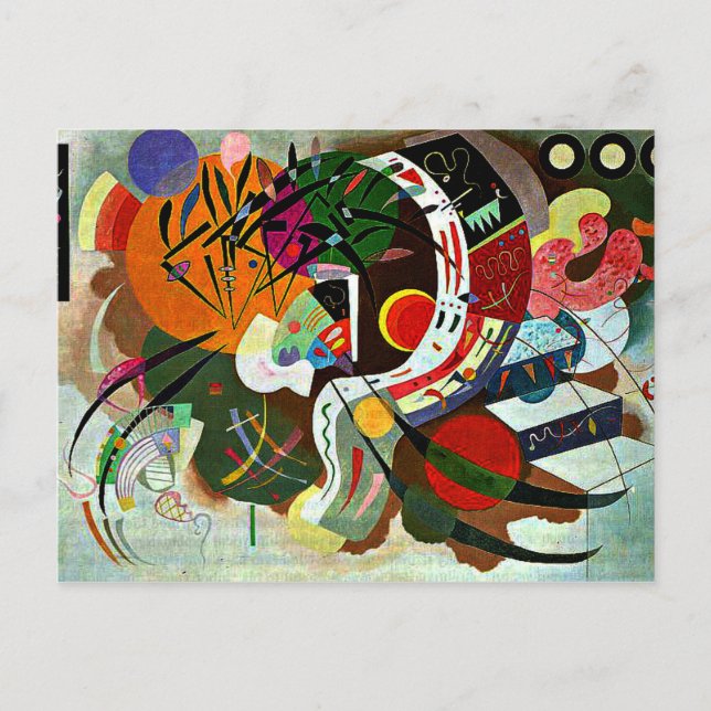 Kandinsky - Dominant Curve Postcard (Front)