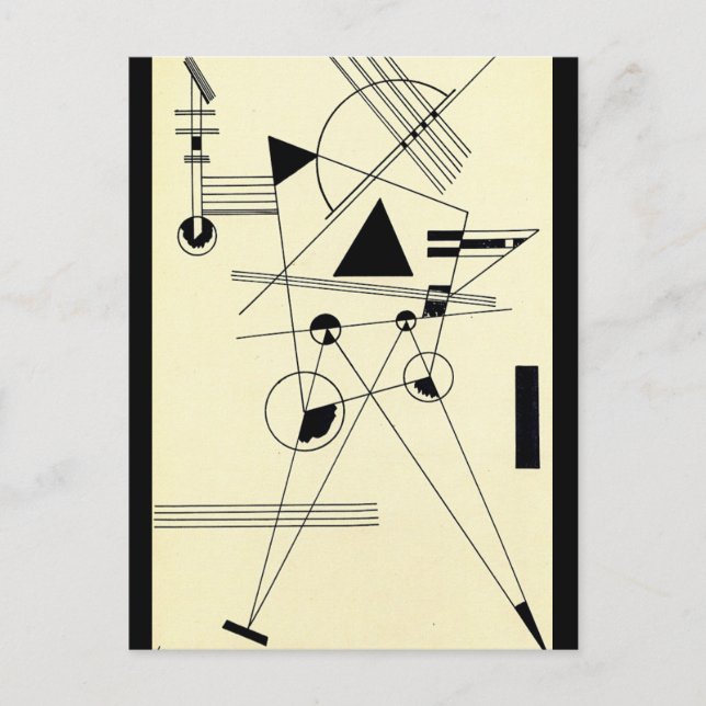 Kandinsky - Drawing for Point Postcard (Front)
