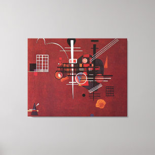 Kandinsky - Dull Red Canvas Print