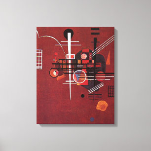 Kandinsky - Dull Red Canvas Print