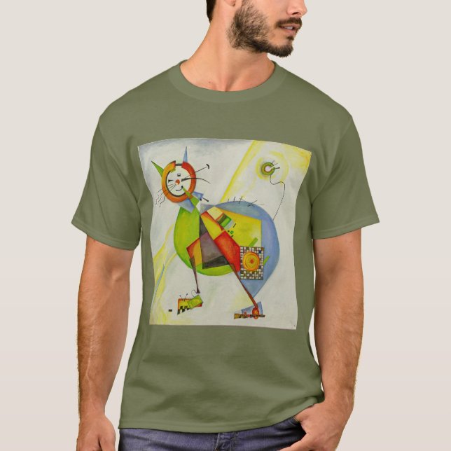 KANDINSKY ELECTRIC CAT T-Shirt (Front)