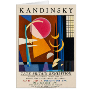 Kandinsky Exhibition Poster | Abstract Geometric