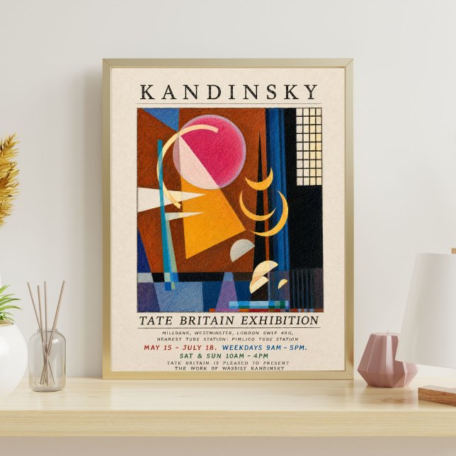 Kandinsky Exhibition Poster | Abstract Geometric (Creator Uploaded)