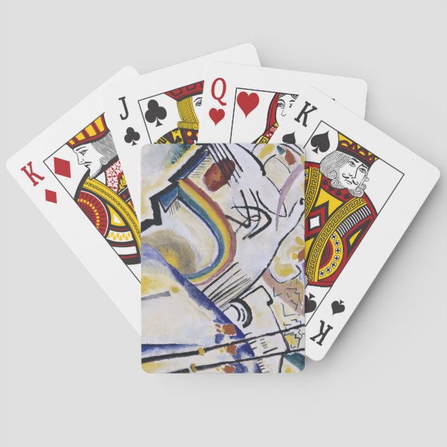 Kandinsky Expressionist Absract Painting Cossacks Playing Cards (Back)