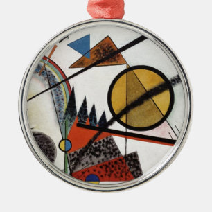 Kandinsky Expressionist Abstract Painting Artwork Metal Tree Decoration