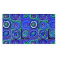 Kandinsky Farbstudie Blue Quadrate Square Circle