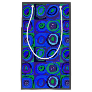 Kandinsky Farbstudie Quadrate Blue Squares  Small Gift Bag