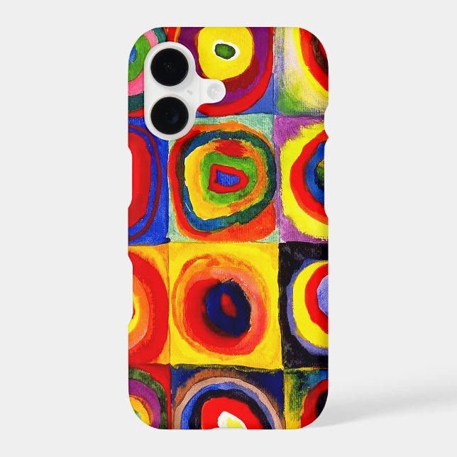 Kandinsky Farbstudie Quadrate Squares Circles Art  (Back)