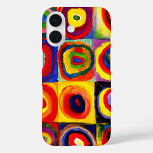 Kandinsky Farbstudie Quadrate Squares Circles Art  iPhone 16 Case