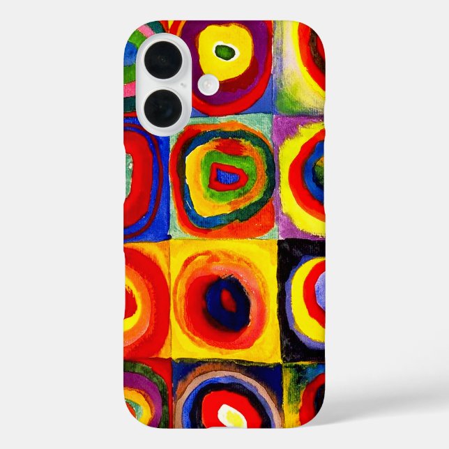 Kandinsky Farbstudie Quadrate Squares Circles Art  Case-Mate iPhone Case (Back)