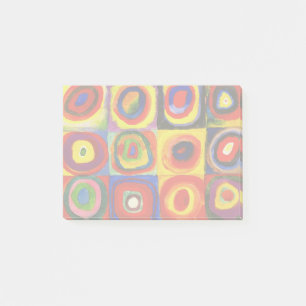 Kandinsky Farbstudie Quadrate Squares Circles Art  Post-it Notes