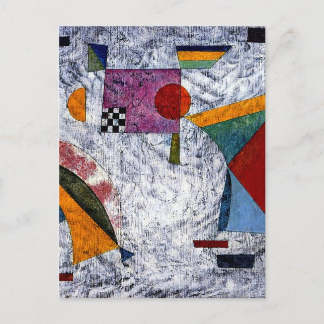 Kandinsky - Flighty, colourful artwork,  Postcard (Front)