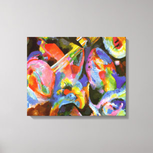 Kandinsky - Flood Improvisation, Deluge Canvas Print