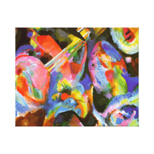 Kandinsky - Flood Improvisation, Deluge Canvas Print