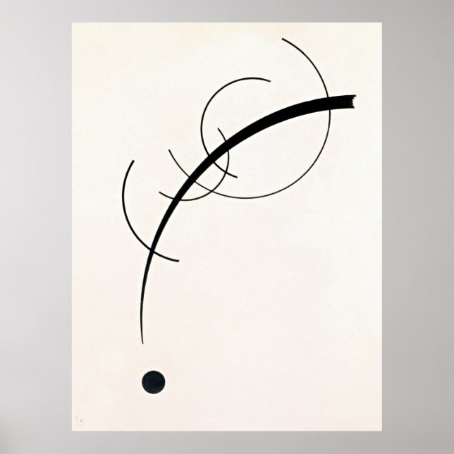 Kandinsky - Free Curve Poster (Front)