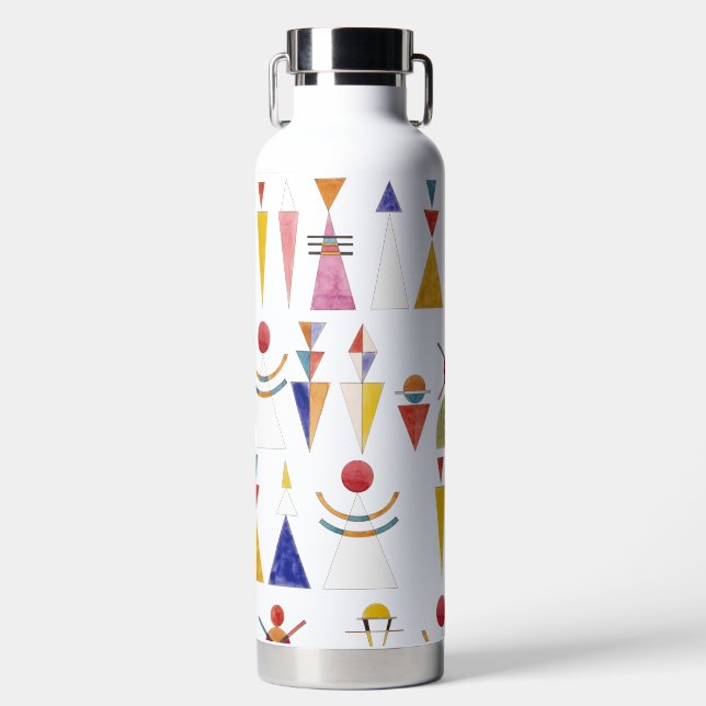 Kandinsky, Gate of Kiev 1928 art deco Water Bottle (Front)