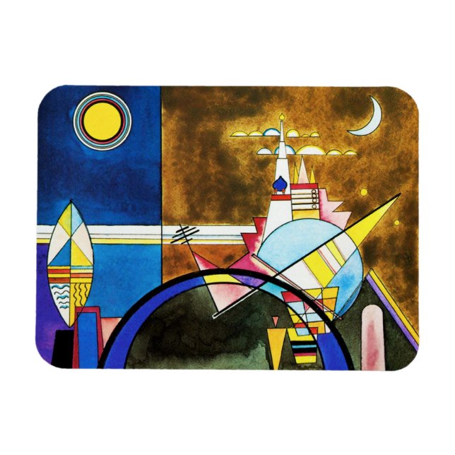 Kandinsky Great Gate of Kiev Magnet (Horizontal)