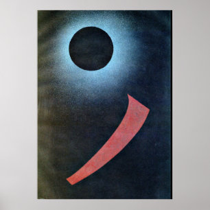 Kandinsky - Grey and Black Poster
