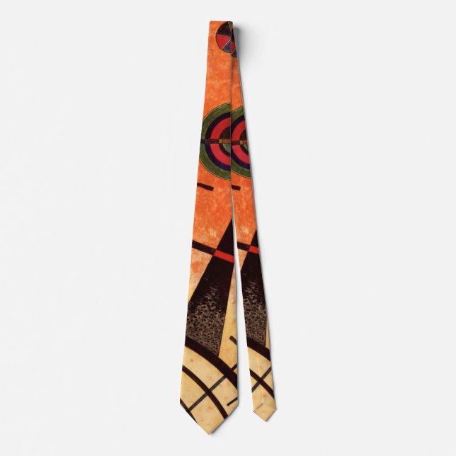 Kandinsky - Grun im Kreis Tie (Front)