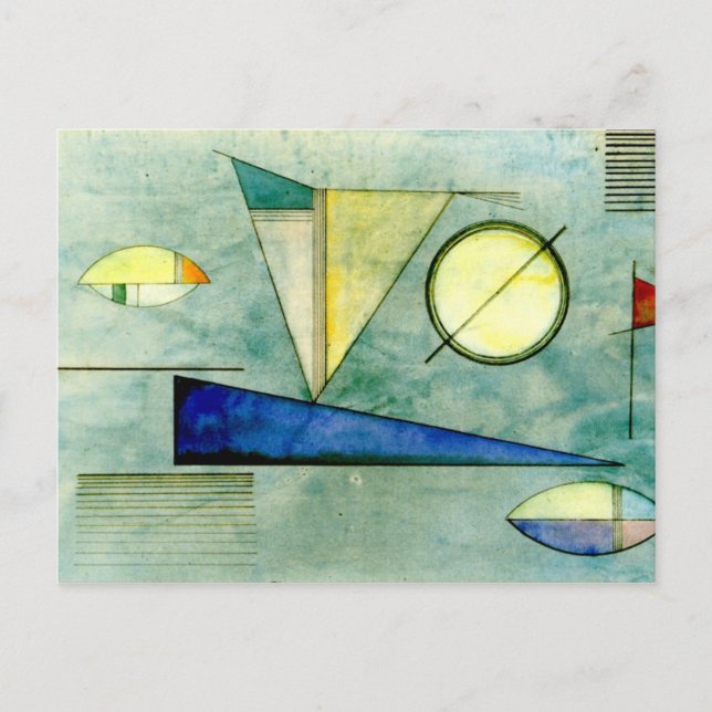 Kandinsky - Haze, abstract artwork, Postcard (Front)