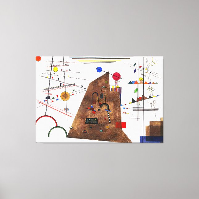 KANDINSKY - HEAVY BETWEEN LIGHT - 1924 - Bauhaus - Canvas Print (Front)
