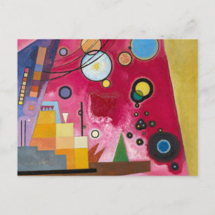 Kandinsky Heavy Red, 1924 Holiday Postcard