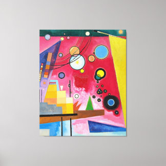 KANDINSKY - HEAVY RED (Schweres Rot) - 1924 - Canvas Print