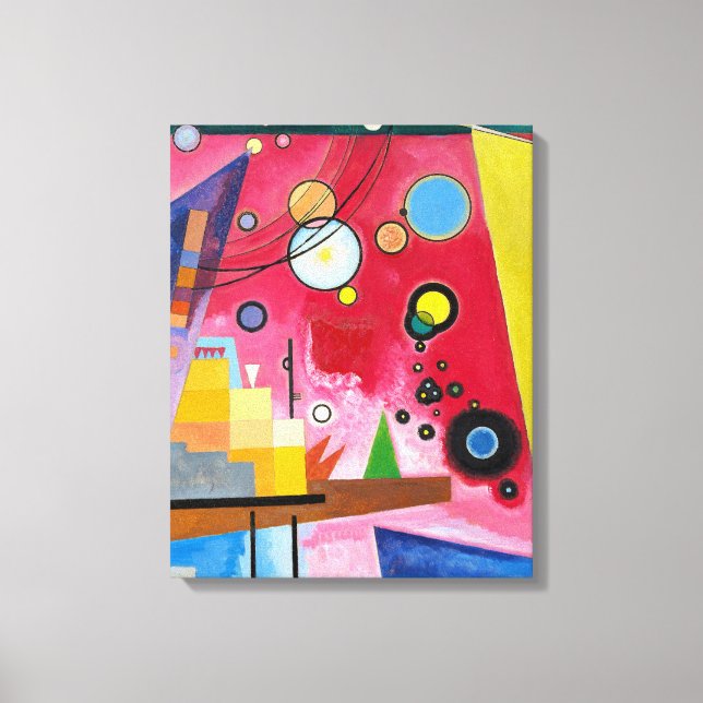 KANDINSKY - HEAVY RED (Schweres Rot) - 1924 - Canvas Print (Front)