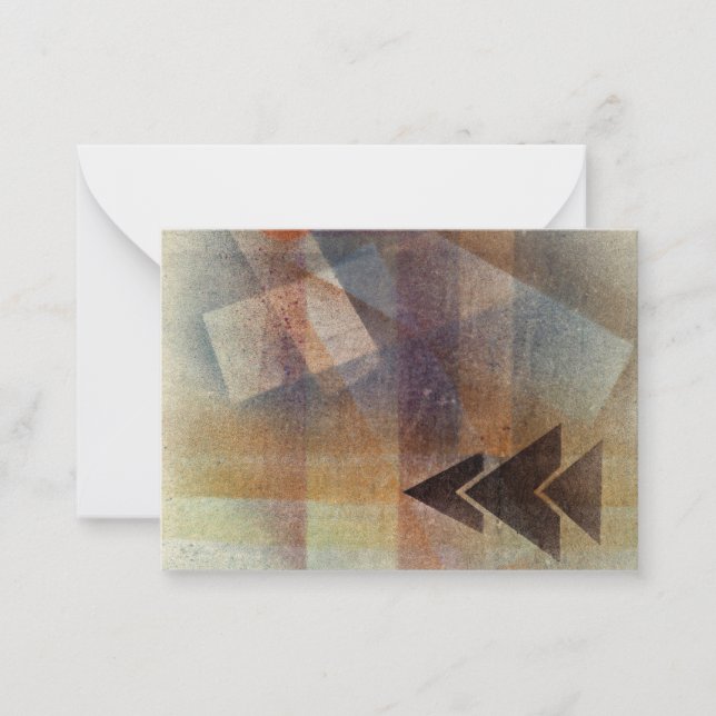 Kandinsky - Heavy Tips, abstract art Card (Front)