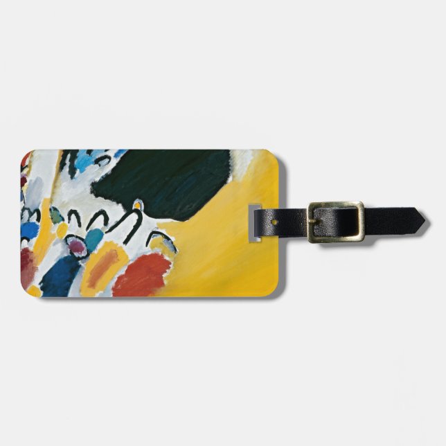 Kandinsky Impression III Concert Abstract Painting Luggage Tag (Front Horizontal)