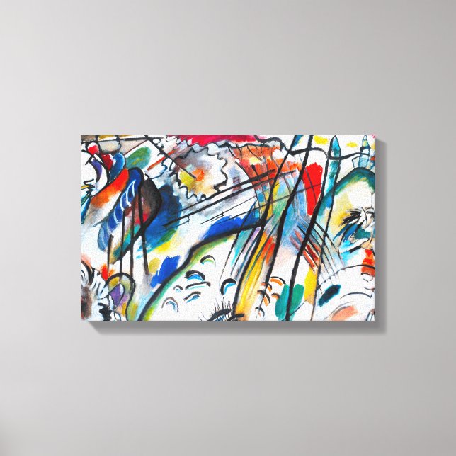 Kandinsky Improvisation 28 Canvas Print (Front)
