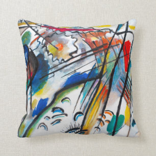 Kandinsky Improvisation 28 Throw Pillow