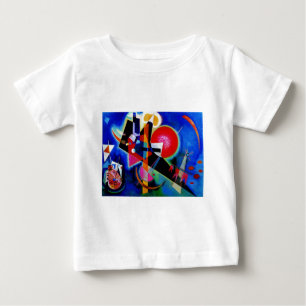 Kandinsky in Blue Abstract Painting Baby T-Shirt