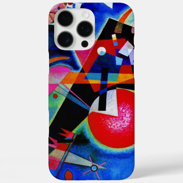 Kandinsky in Blue Abstract Painting Case-Mate iPhone Case (Back)