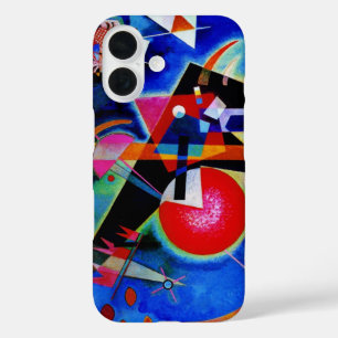 Kandinsky in Blue Abstract Painting iPhone 16 Case