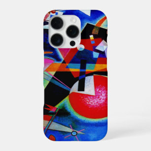 Kandinsky in Blue Abstract Painting iPhone 16 Pro Case