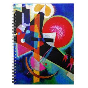 Kandinsky in Blue Abstract Painting Notebook