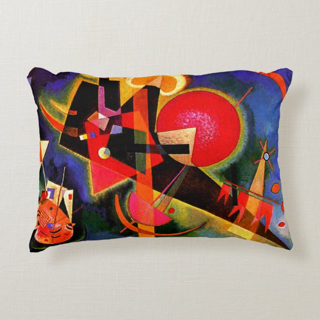 Kandinsky - In Blue, popular painting Decorative Cushion (Front)
