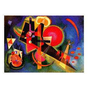 Kandinsky - In Blue, popular painting Photo Print