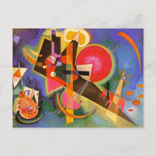 Kandinsky In Blue Postcard
