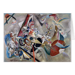 Kandinsky In Grey Abstract Artwork