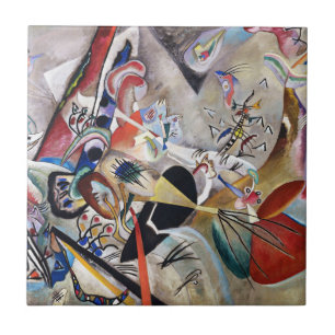 Kandinsky In Grey Tile