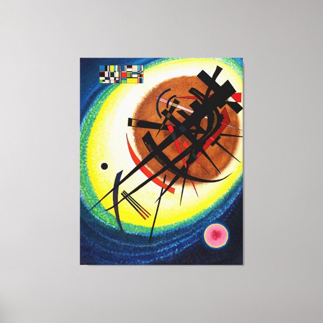 KANDINSKY - IN THE BRIGHT OVAL - 1925 - Bauhaus - Canvas Print (Front)