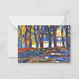 Kandinsky - In the Park of St. Cloud - Autumn II Card