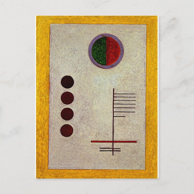 Kandinsky - Inflexible Postcard (Front)