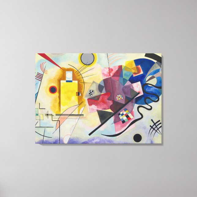 Kandinsky - Jaune Rouge Bleu Canvas Print (Front)