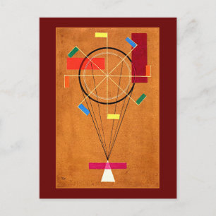 Kandinsky - Jolly, abstract painting, Postcard