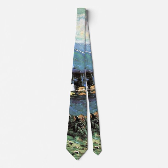 Kandinsky - Kochel, famous painting Tie (Front)