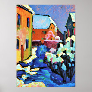 Kandinsky - Kochel, Graveyard and Rectory Poster
